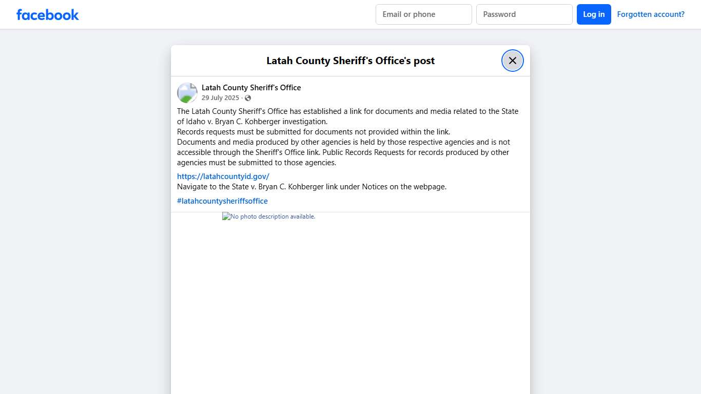 The Latah County Sheriff's... - Latah County Sheriff's Office | Facebook